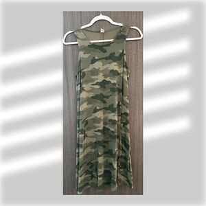 Old Navy Dress • Green Camo • Size S